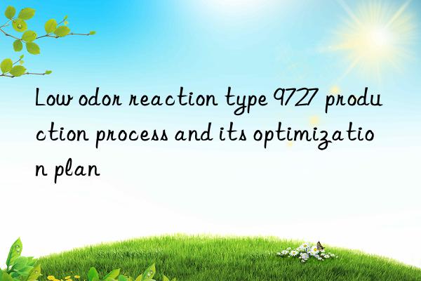 low odor reaction type 9727 production process and its optimization plan