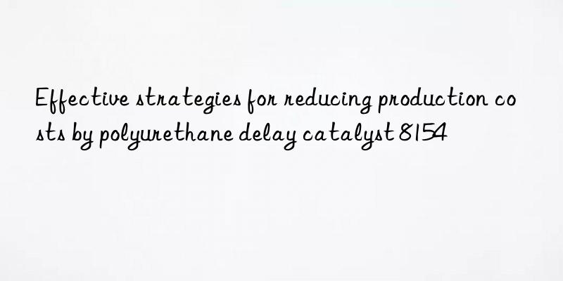effective strategies for reducing production costs by polyurethane delay catalyst 8154