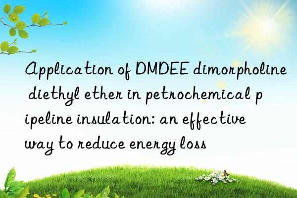 application of dmdee dimorpholine diethyl ether in petrochemical pipeline insulation: an effective way to reduce energy loss