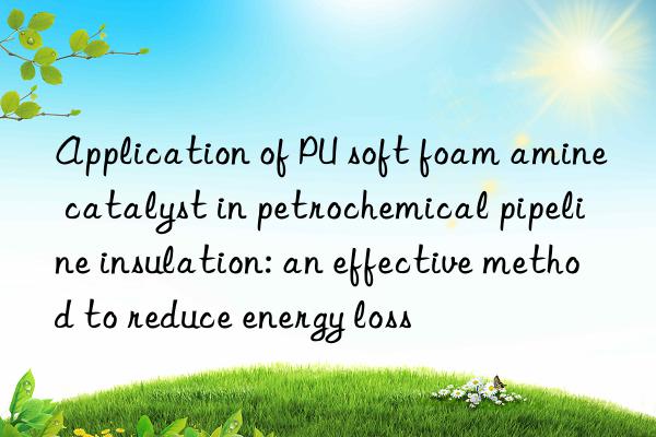 Application of PU soft foam amine catalyst in petrochemical pipeline insulation: an effective method to reduce energy loss