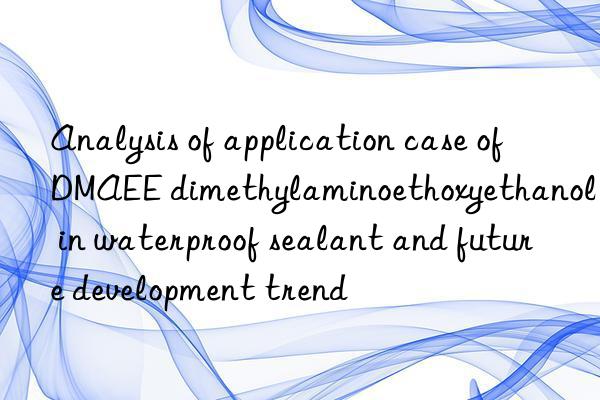 analysis of application case of dmaee dimethylaminoethoxyethanol in waterproof sealant and future development trend