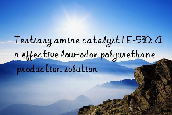 tertiary amine catalyst le-530: an effective low-odor polyurethane production solution