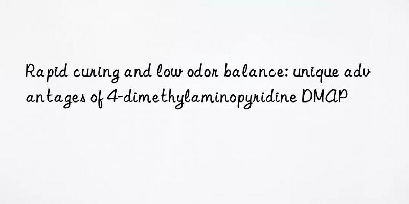 rapid curing and low odor balance: unique advantages of 4-dimethylaminopyridine dmap