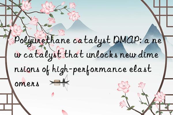 polyurethane catalyst dmap: a new catalyst that unlocks new dimensions of high-performance elastomers