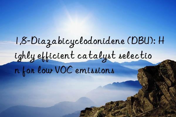 1,8-Diazabicyclodonidene (DBU): Highly efficient catalyst selection for low VOC emissions