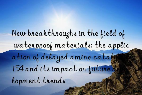 new breakthroughs in the field of waterproof materials: the application of delayed amine catalyst 8154 and its impact on future development trends