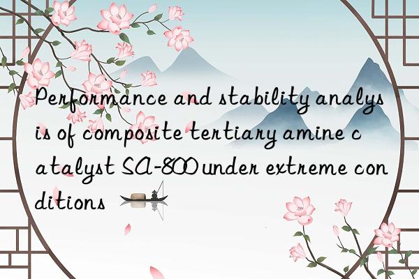 performance and stability analysis of composite tertiary amine catalyst sa-800 under extreme conditions