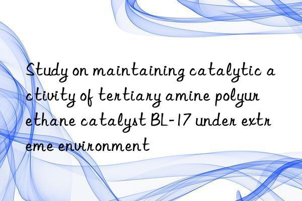 study on maintaining catalytic activity of tertiary amine polyurethane catalyst bl-17 under extreme environment