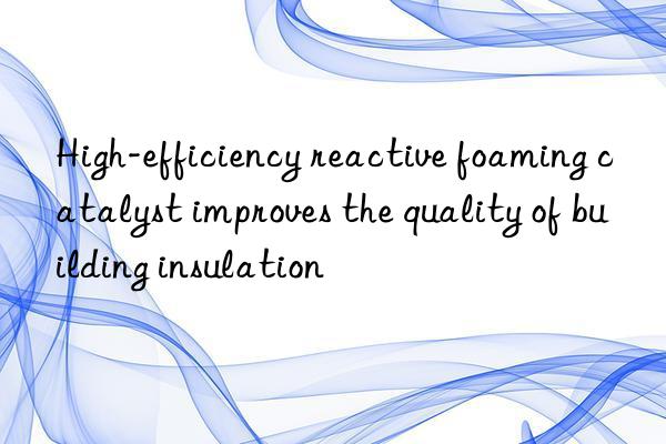 high-efficiency reactive foaming catalyst improves the quality of building insulation