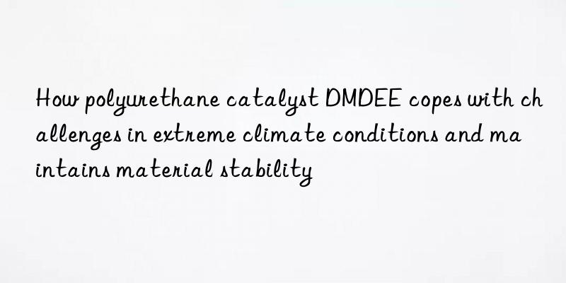 how polyurethane catalyst dmdee copes with challenges in extreme climate conditions and maintains material stability
