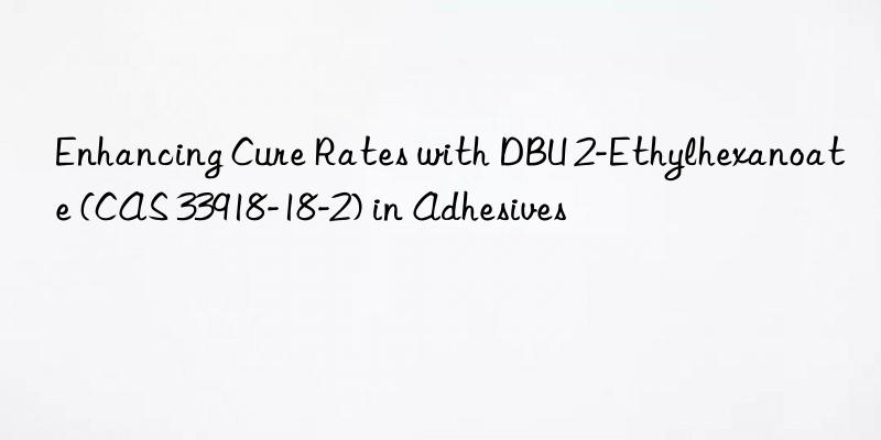 enhancing cure rates with dbu 2-ethylhexanoate (cas 33918-18-2) in adhesives