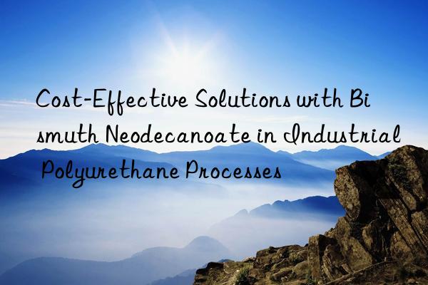 cost-effective solutions with bismuth neodecanoate in industrial polyurethane processes