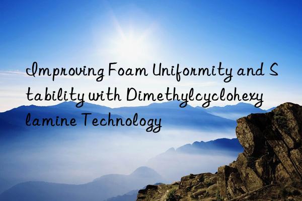 Improving Foam Uniformity and Stability with Dimethylcyclohexylamine Technology