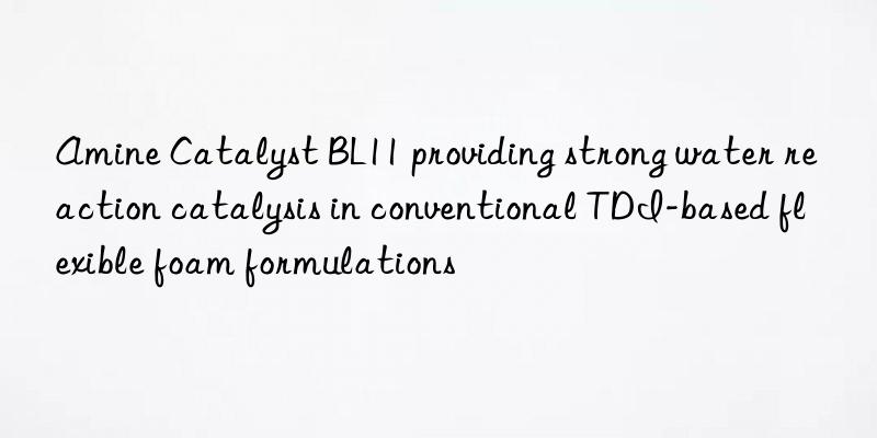 amine catalyst bl11 providing strong water reaction catalysis in conventional tdi-based flexible foam formulations