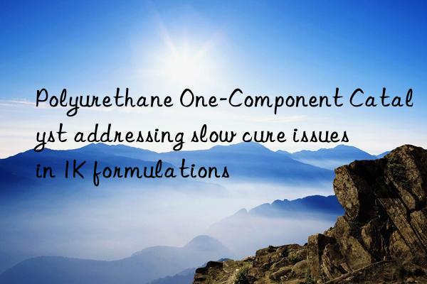Polyurethane One-Component Catalyst addressing slow cure issues in 1K formulations
