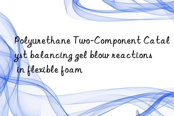 Polyurethane Two-Component Catalyst balancing gel blow reactions in flexible foam