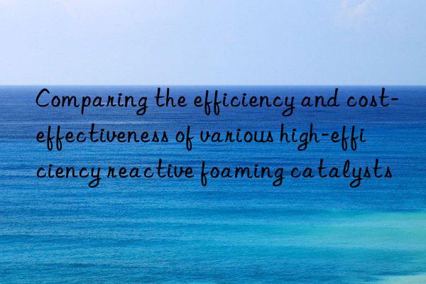 Comparing the efficiency and cost-effectiveness of various high-efficiency reactive foaming catalysts