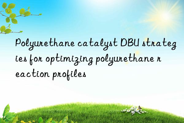 polyurethane catalyst dbu strategies for optimizing polyurethane reaction profiles