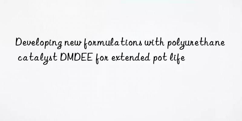 developing new formulations with polyurethane catalyst dmdee for extended pot life