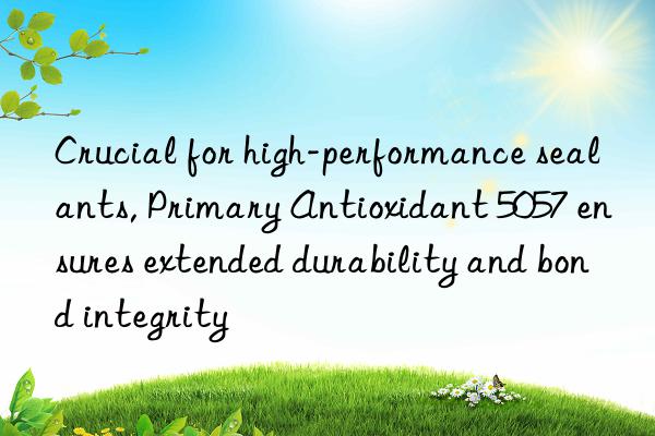 Crucial for high-performance sealants, Primary Antioxidant 5057 ensures extended durability and bond integrity