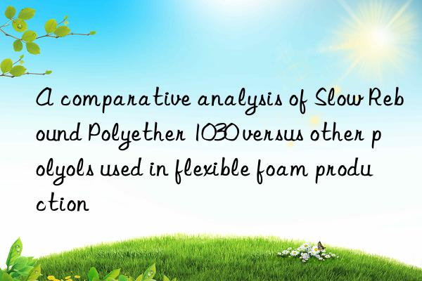 A comparative analysis of Slow Rebound Polyether 1030 versus other polyols used in flexible foam production