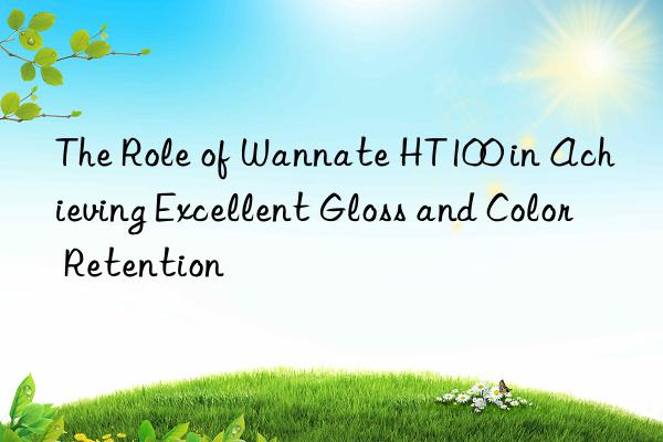 The Role of Wannate HT100 in Achieving Excellent Gloss and Color Retention