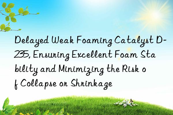 Delayed Weak Foaming Catalyst D-235, Ensuring Excellent Foam Stability and Minimizing the Risk of Collapse or Shrinkage