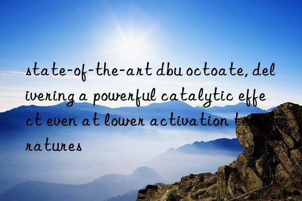 state-of-the-art dbu octoate, delivering a powerful catalytic effect even at lower activation temperatures