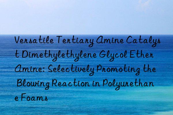 Versatile Tertiary Amine Catalyst Dimethylethylene Glycol Ether Amine: Selectively Promoting the Blowing Reaction in Polyurethane Foams