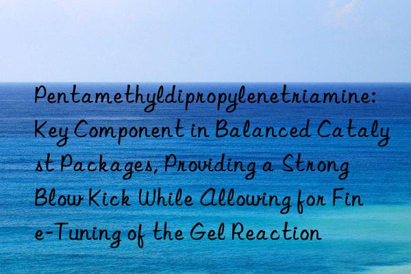 Pentamethyldipropylenetriamine: Key Component in Balanced Catalyst Packages, Providing a Strong Blow Kick While Allowing for Fine-Tuning of the Gel Reaction