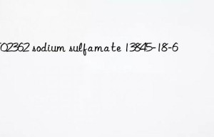 mt02362 sodium sulfamate 13845-18-6