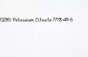 mt02361 potassium citrate 7778-49-6