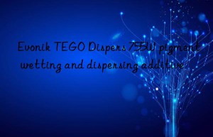 Evonik TEGO Dispers 755W pigment wetting and dispersing additive