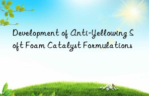 development of anti-yellowing soft foam catalyst formulations