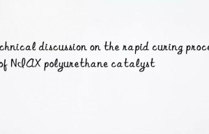 technical discussion on the rapid curing process of niax polyurethane catalyst