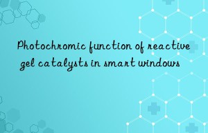 Photochromic function of reactive gel catalysts in smart windows