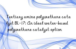 tertiary amine polyurethane catalyst bl-17: an ideal water-based polyurethane catalyst option