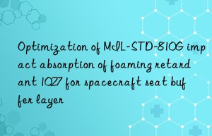 optimization of mil-std-810g impact absorption of foaming retardant 1027 for spacecraft seat buffer layer