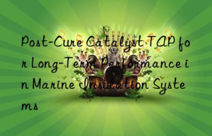 post-cure catalyst tap for long-term performance in marine insulation systems