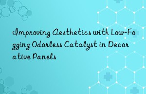 improving aesthetics with low-fogging odorless catalyst in decorative panels