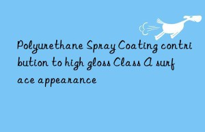 Polyurethane Spray Coating contribution to high gloss Class A surface appearance