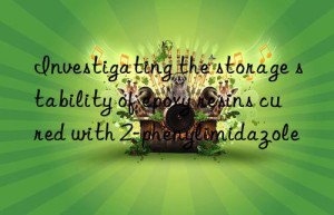 Investigating the storage stability of epoxy resins cured with 2-phenylimidazole