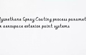 Polyurethane Spray Coating process parameters for aerospace exterior paint systems