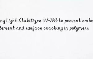 using light stabilizer uv-783 to prevent embrittlement and surface cracking in polymers