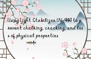 using light stabilizer uv-944 to prevent chalking, cracking, and loss of physical properties