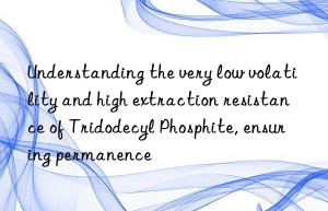 Understanding the very low volatility and high extraction resistance of Tridodecyl Phosphite, ensuring permanence