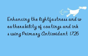 Enhancing the lightfastness and weatherability of coatings and inks using Primary Antioxidant 1726