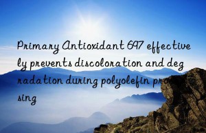 Primary Antioxidant 697 effectively prevents discoloration and degradation during polyolefin processing