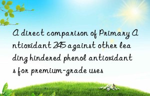 a direct comparison of primary antioxidant 245 against other leading hindered phenol antioxidants for premium-grade uses