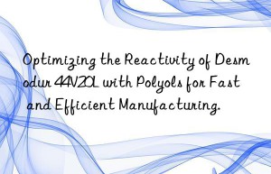 Optimizing the Reactivity of Desmodur 44V20L with Polyols for Fast and Efficient Manufacturing.